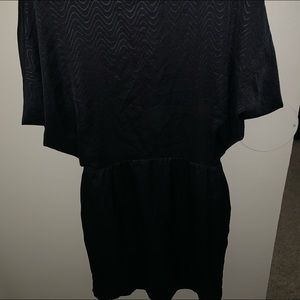 Black Silk Party Dress